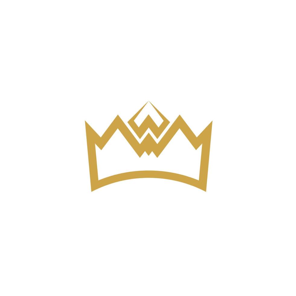 kroon logo vector sjabloon ontwerp