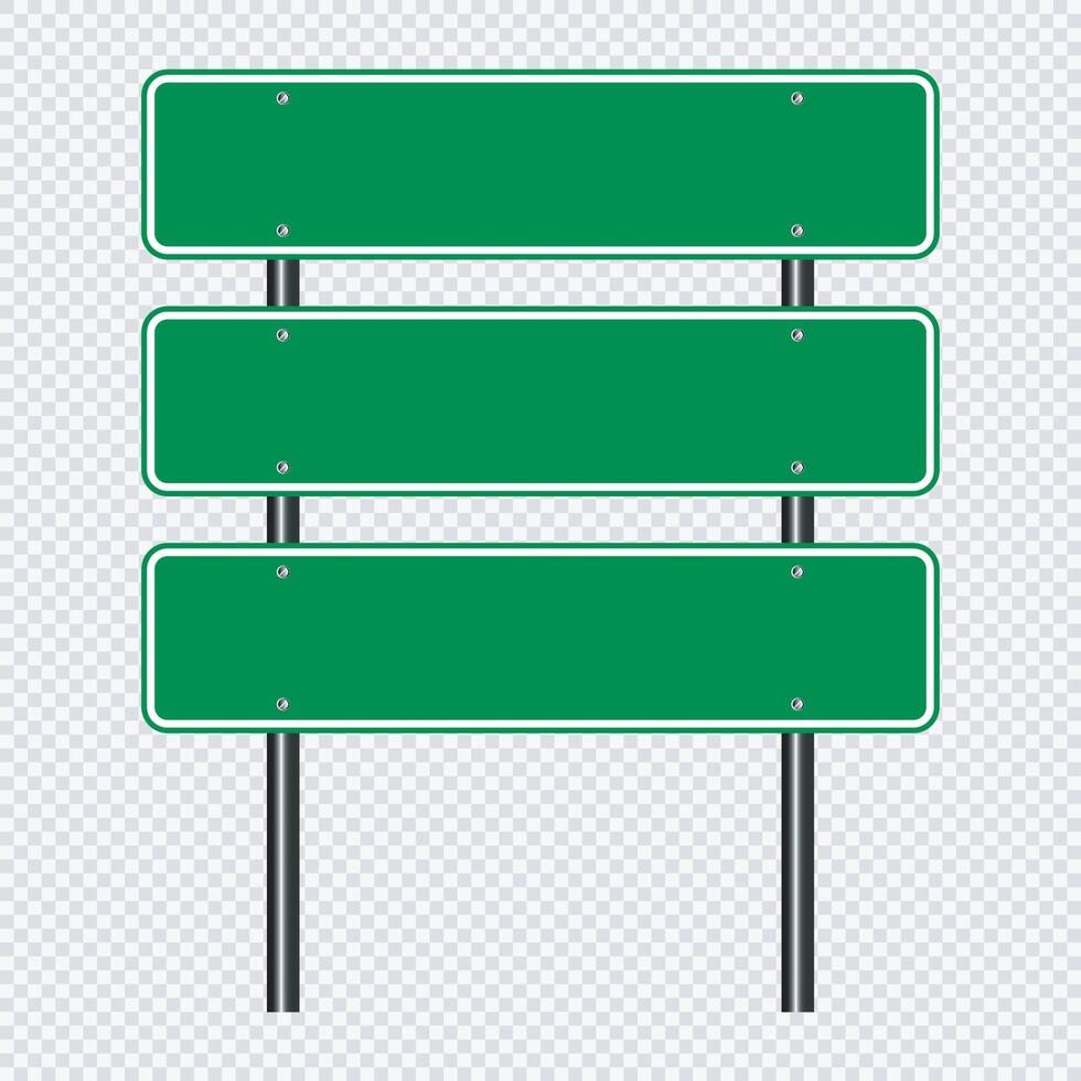 groen verkeersbord, bordborden vector