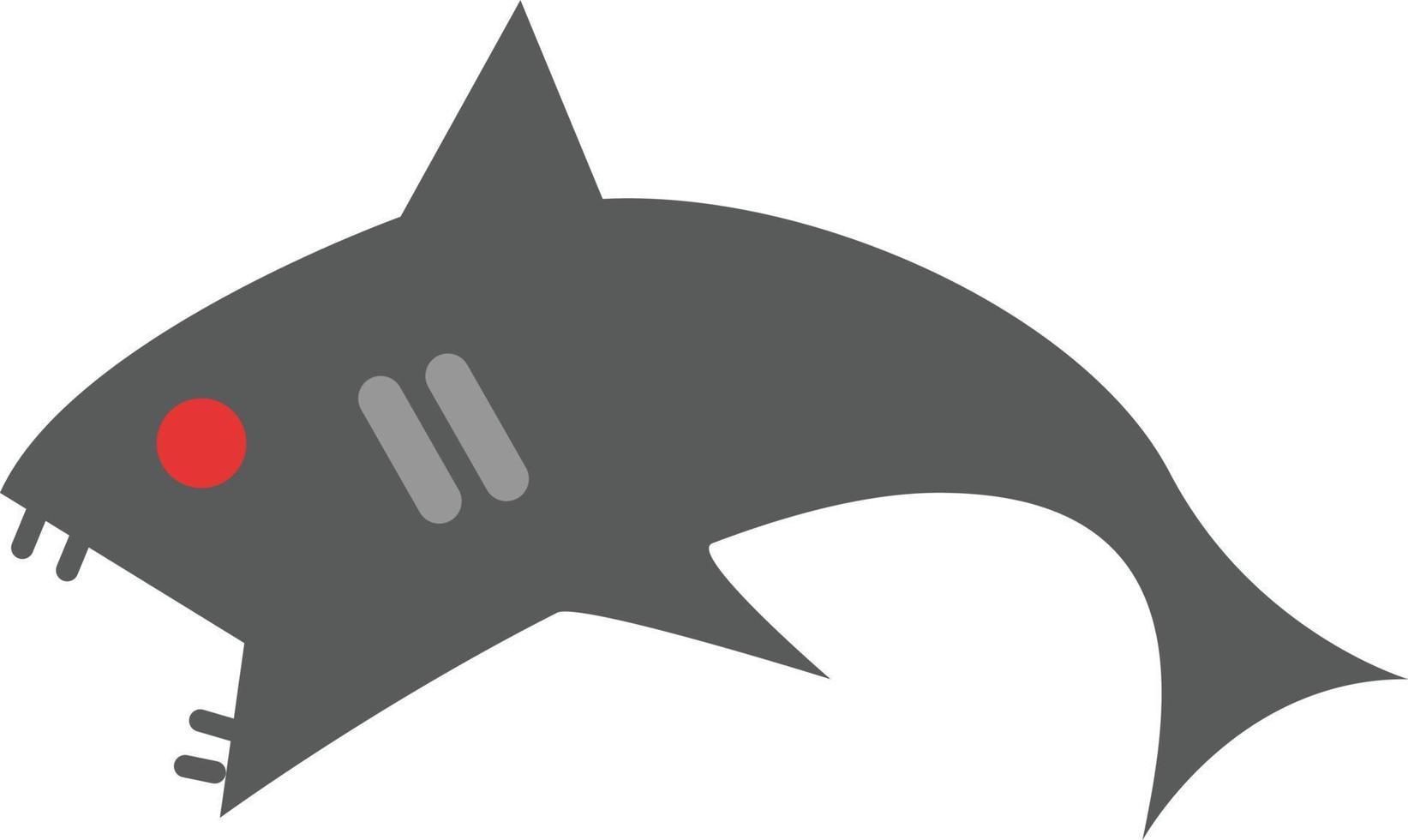haai illustratie vector