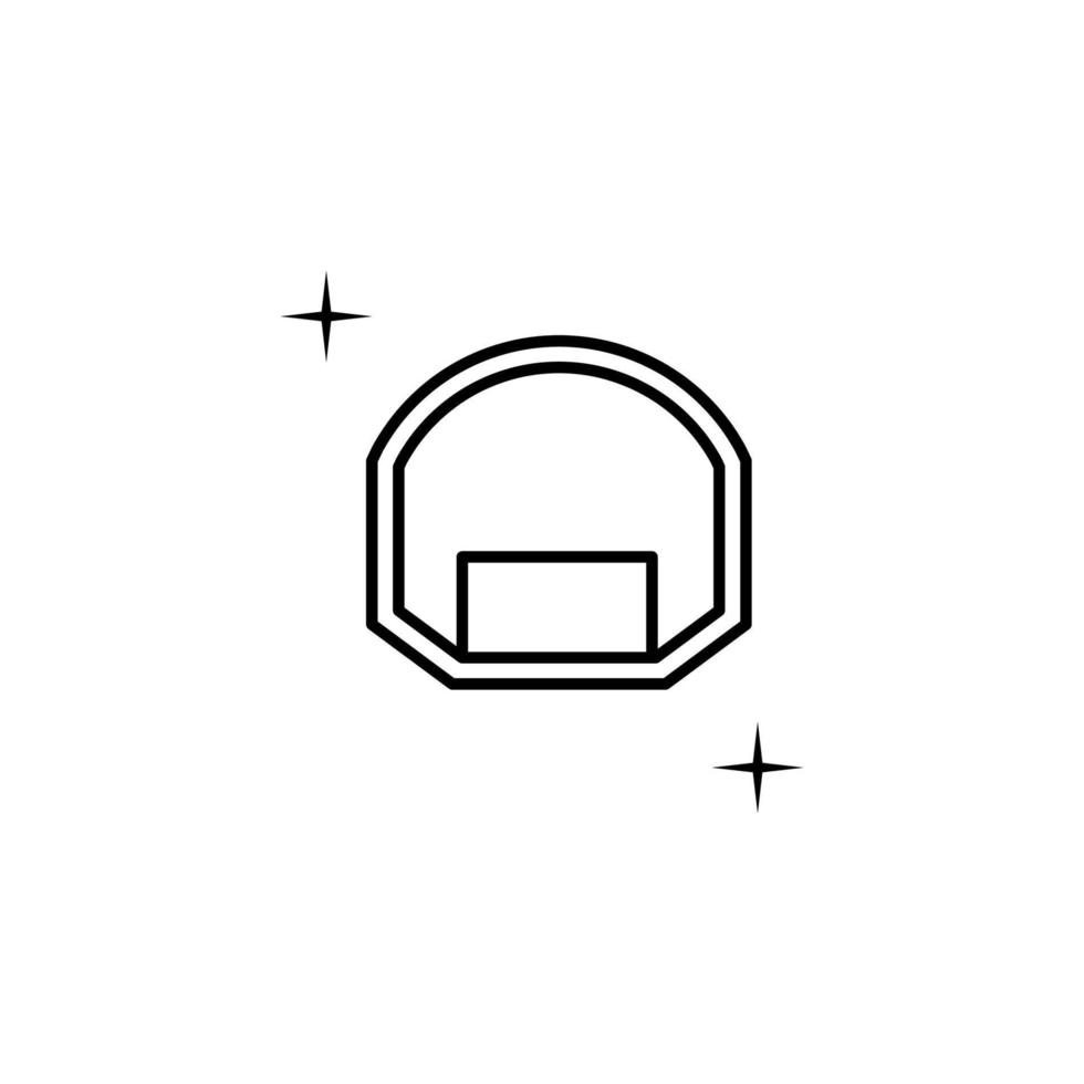 basketbal, sport vector icoon illustratie