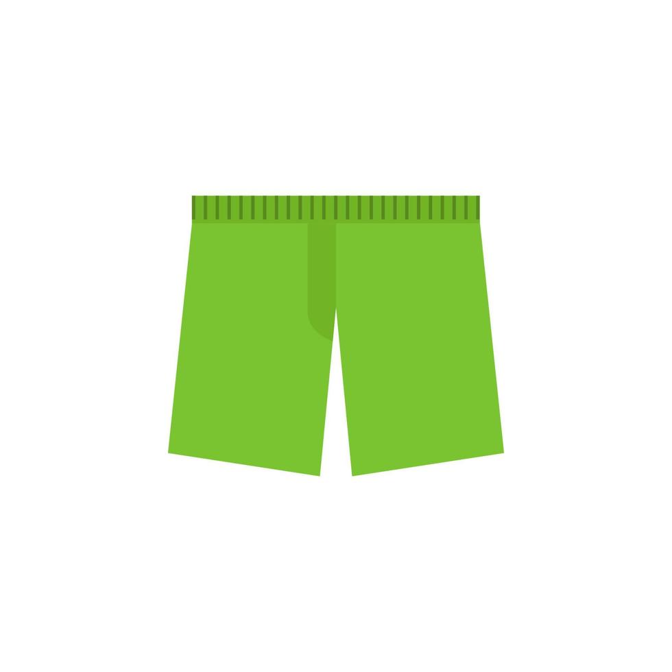 strand shorts vlak vector icoon illustratie