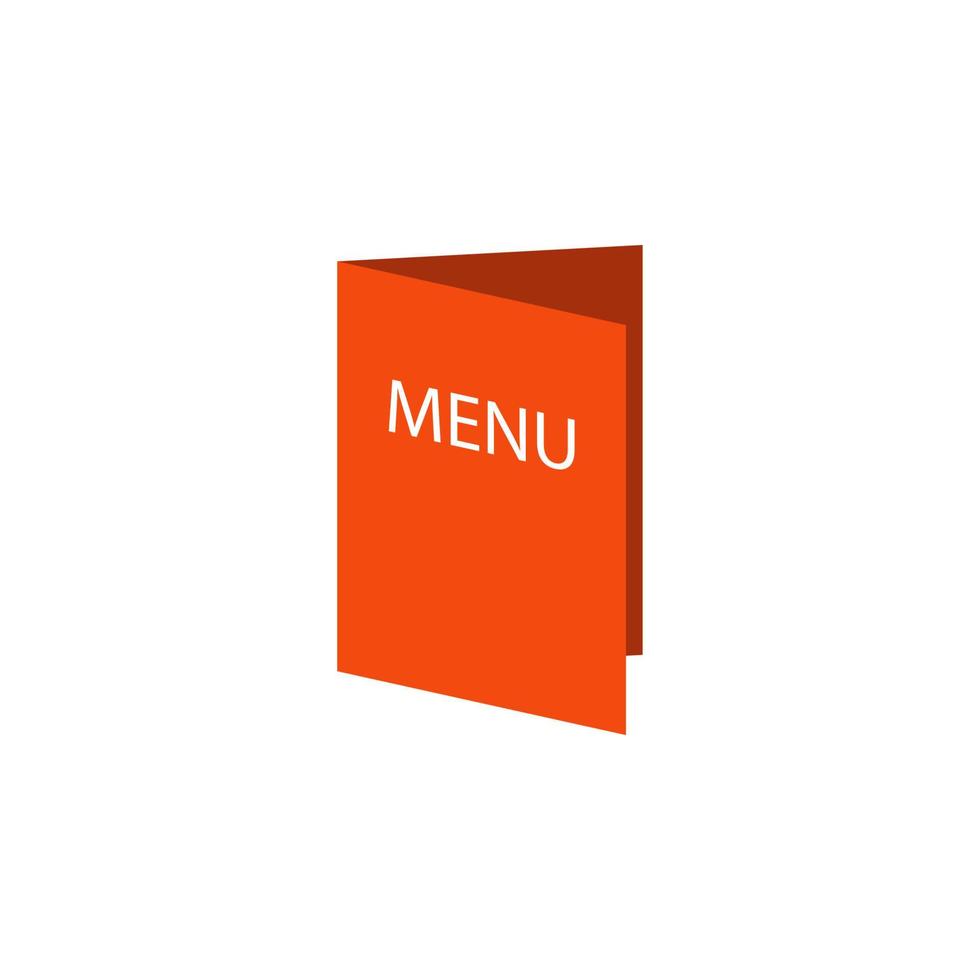 menu in de cafe gekleurde vector icoon illustratie