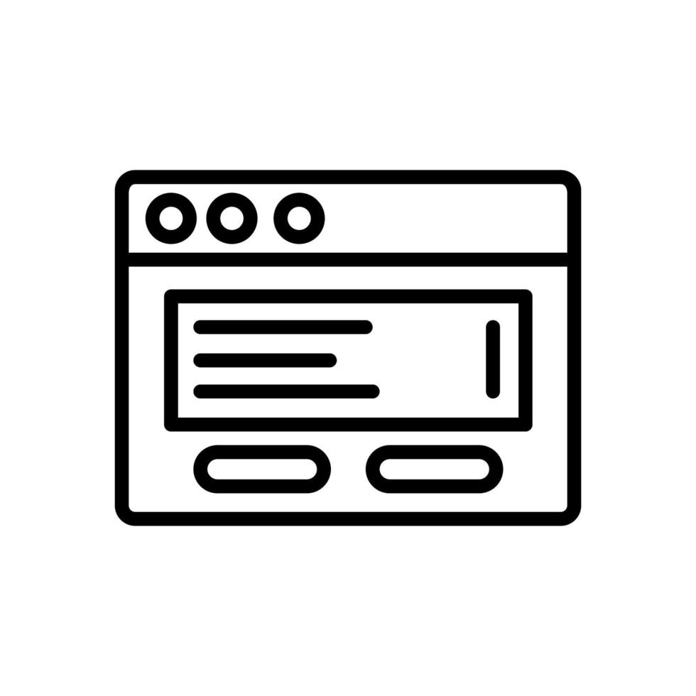 browser, web plaats, document vector icoon illustratie