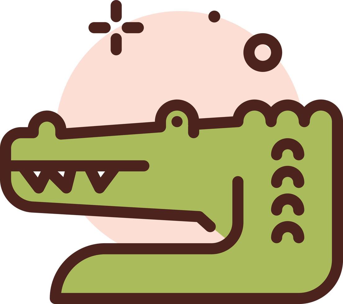 krokodil illustratie vector