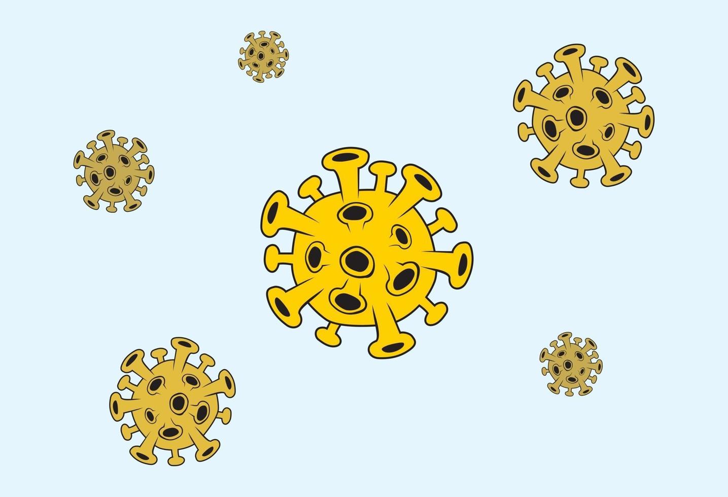 covid-19 coronavirus-ontwerp vector