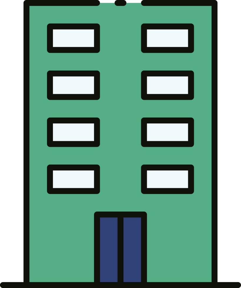 gebouw-bank illustratie vector