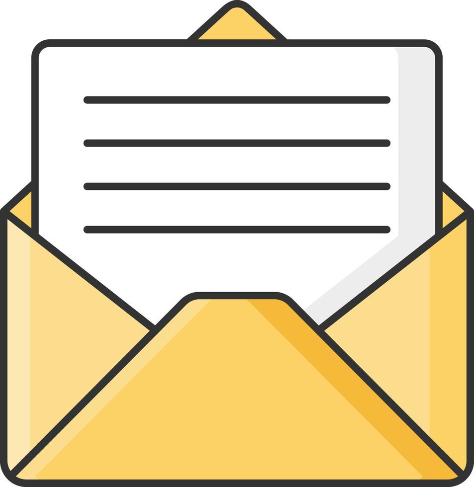 e-mail afzet envelop brief vector