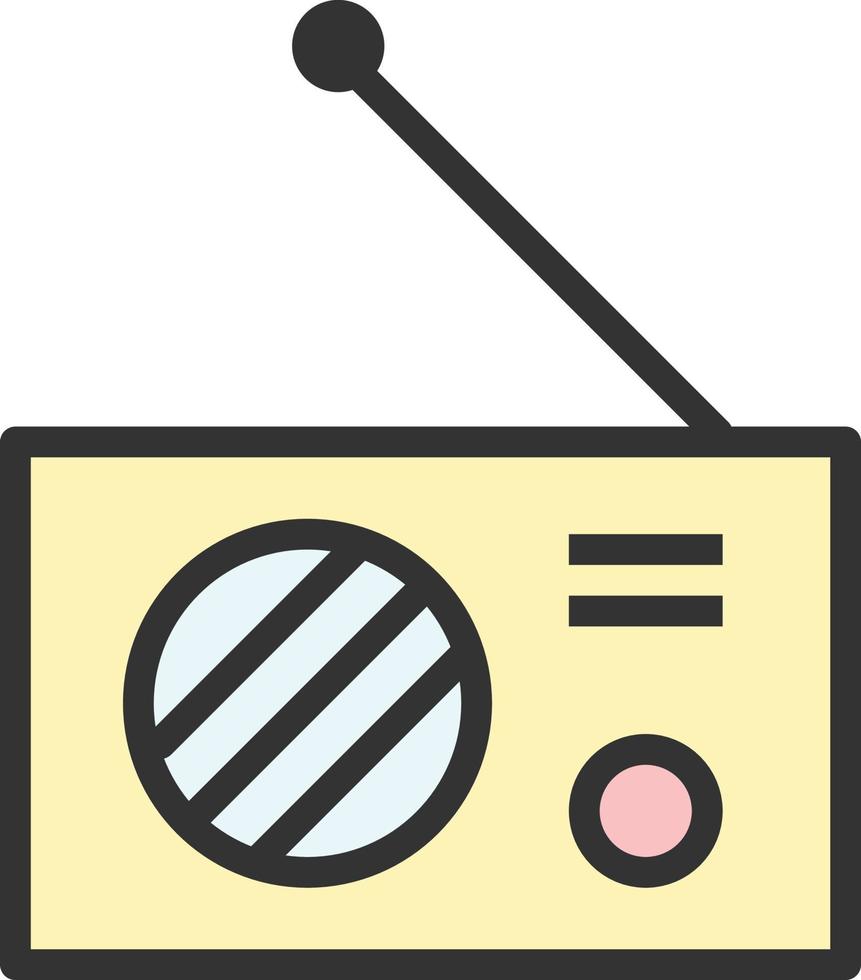 radio-oud illustratie vector