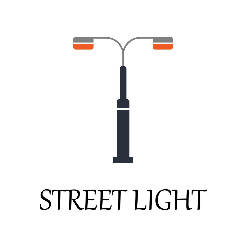 gekleurde straat licht vector icoon illustratie