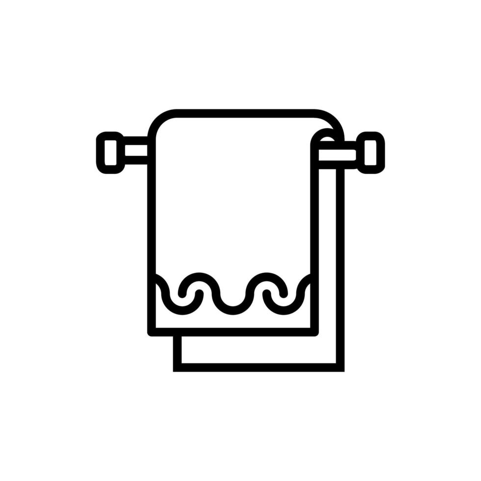 handdoek icoon ontwerp vector