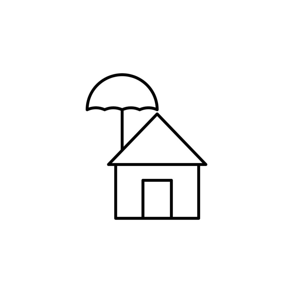 huis ondersteuning vector icoon illustratie