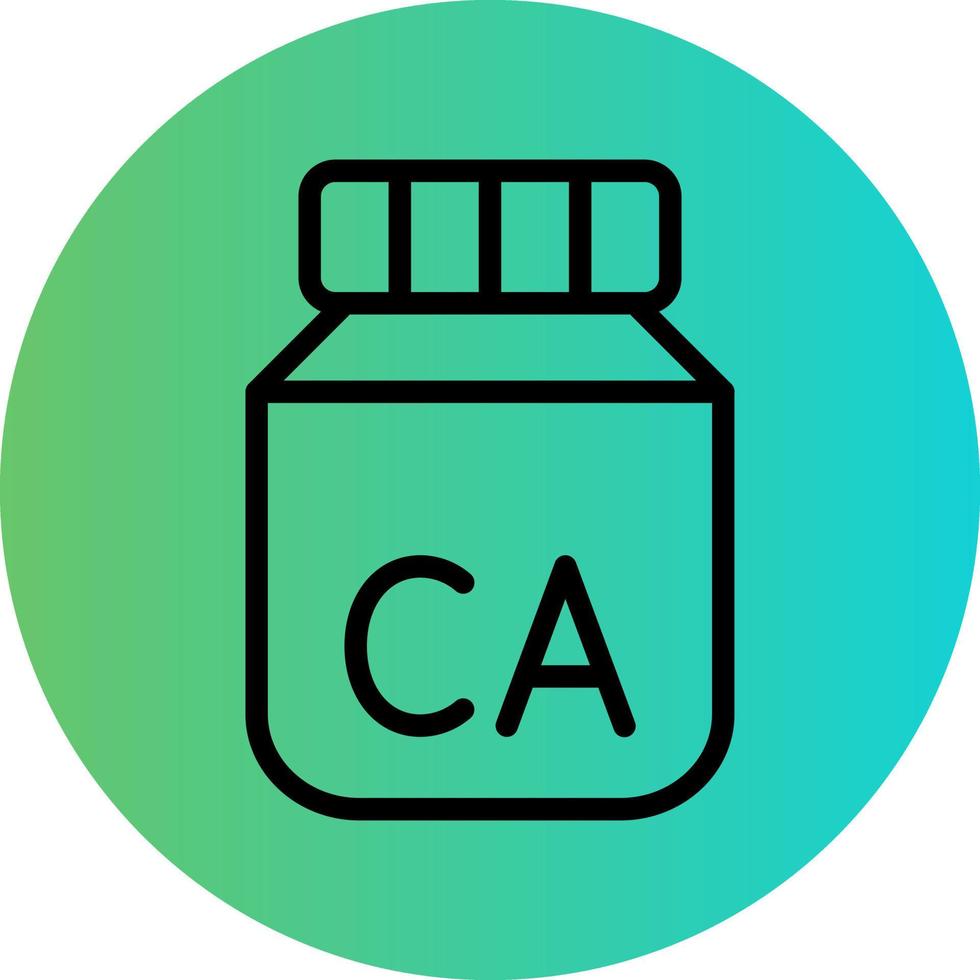calcium vector icoon ontwerp