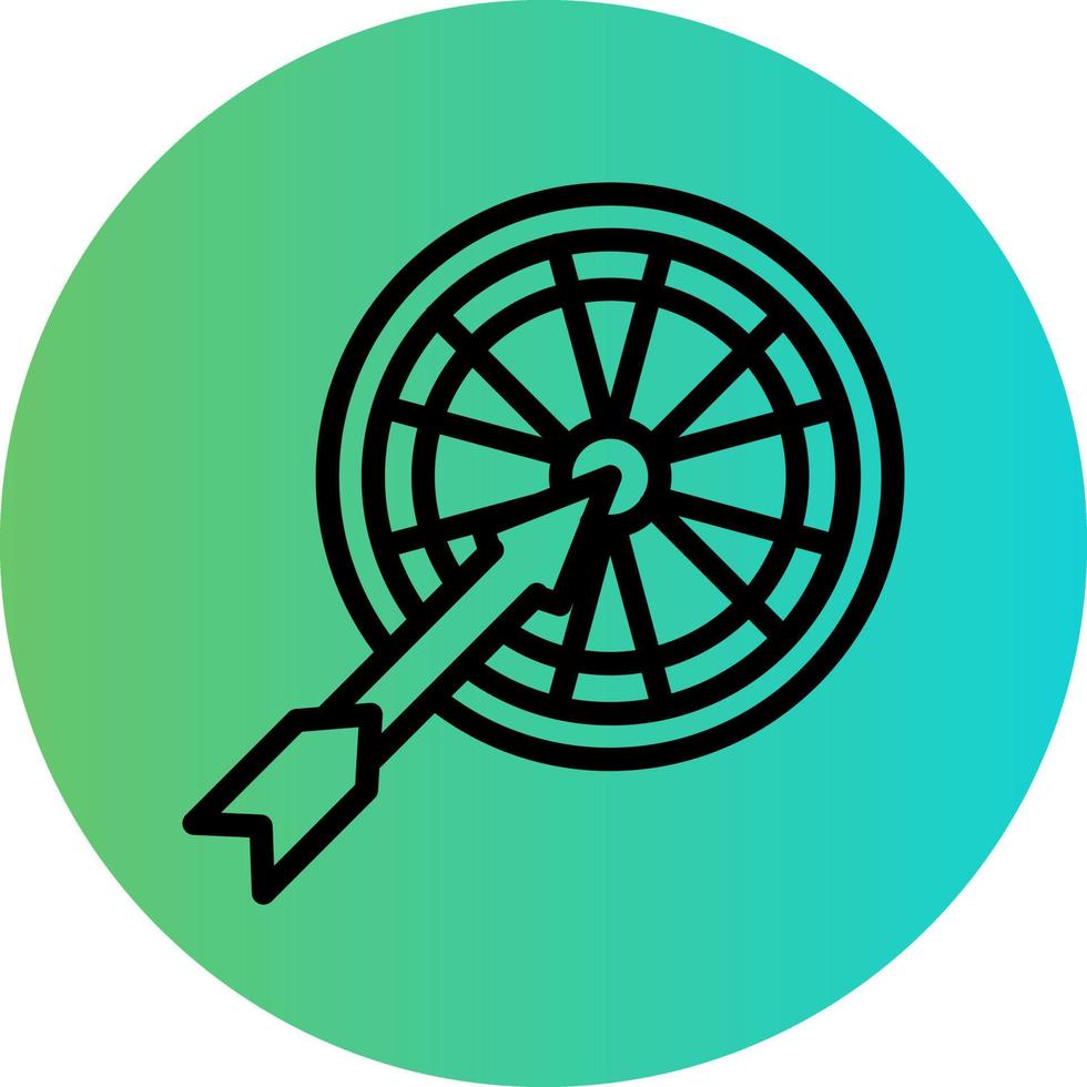 dartbord vector icoon ontwerp