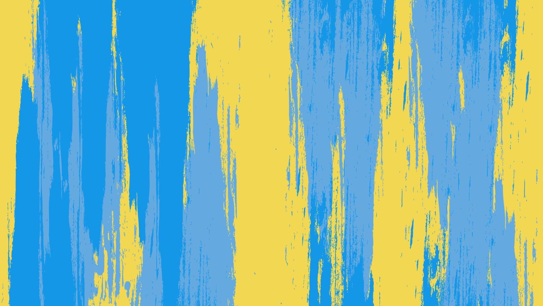abstract helder geel blauw verf grunge structuur achtergrond vector