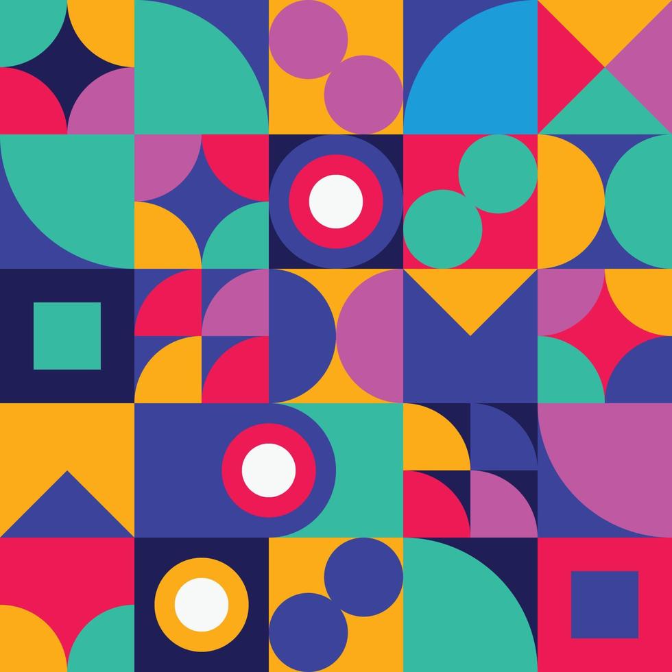 meetkundig poster ontwerp element halftone grafisch kleurrijk vormen lijn vector vormen abstract muurschildering achtergrond