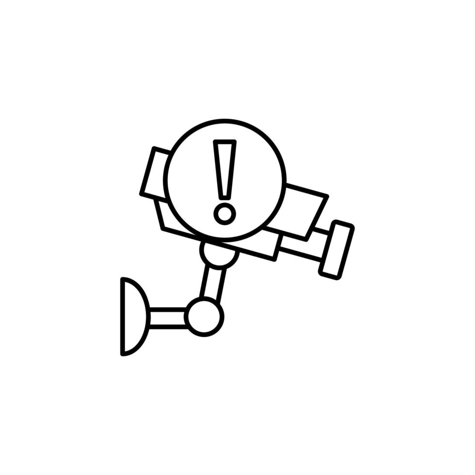 toezicht camera teken vector icoon illustratie