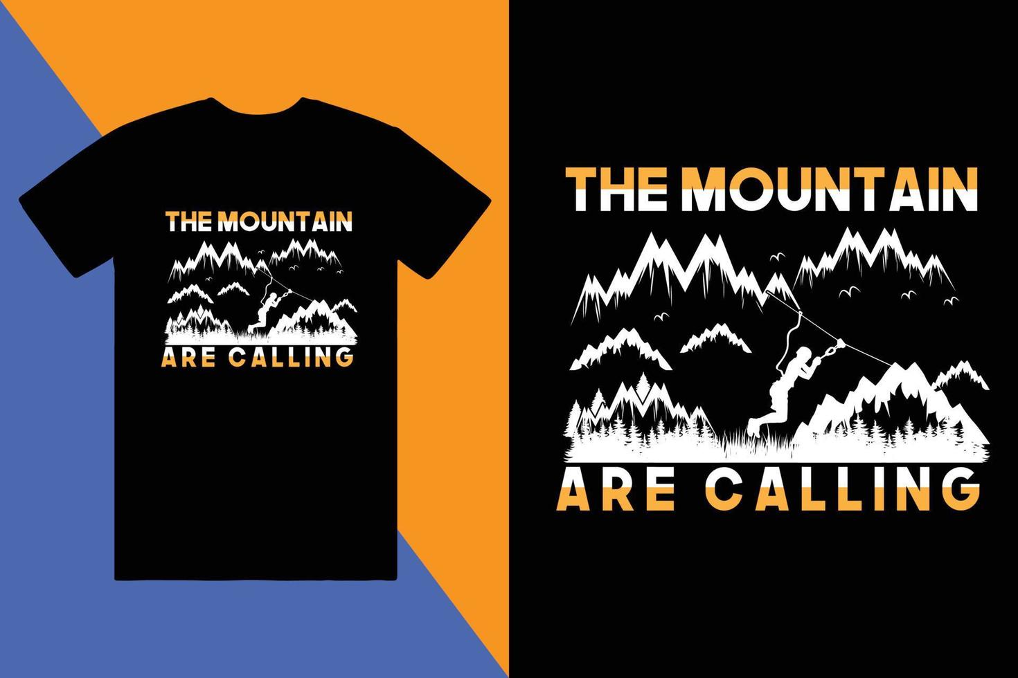 creatief avontuur, berg, buitenshuis, camping, Op maat logo t-shirt ontwerp vector