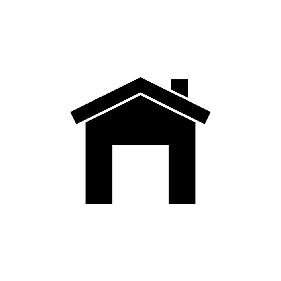 garage vector icoon illustratie