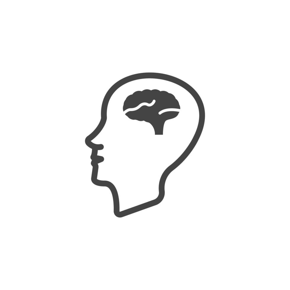 had, hersenen vector icoon illustratie