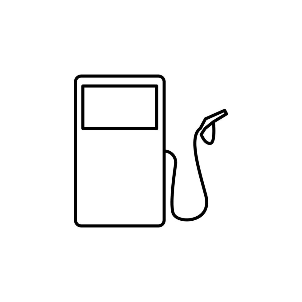 gas- station teken vector icoon illustratie