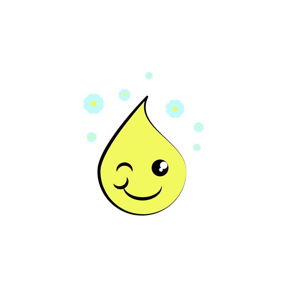 emoji knipoog vector icoon illustratie