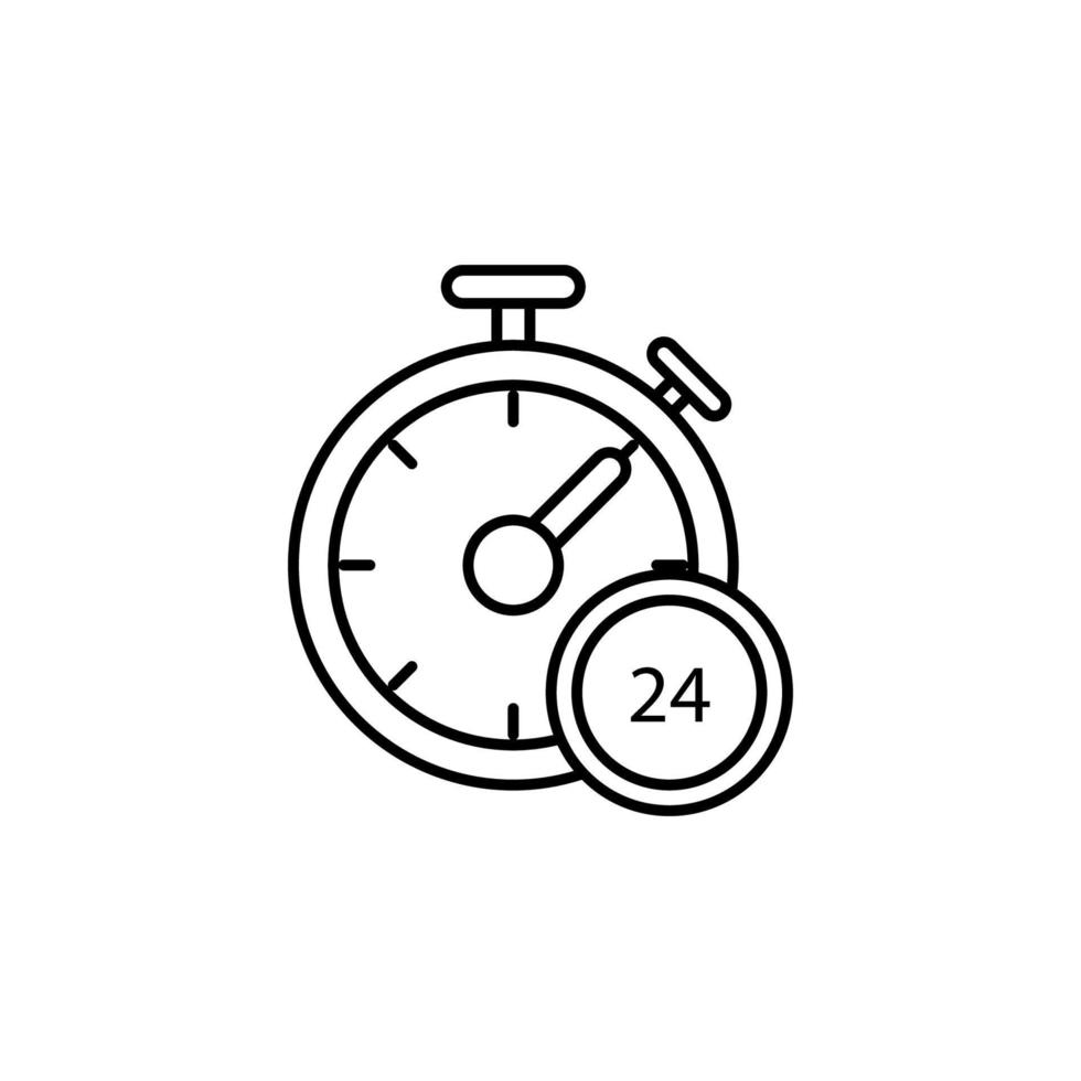 stopwatch vector icoon illustratie