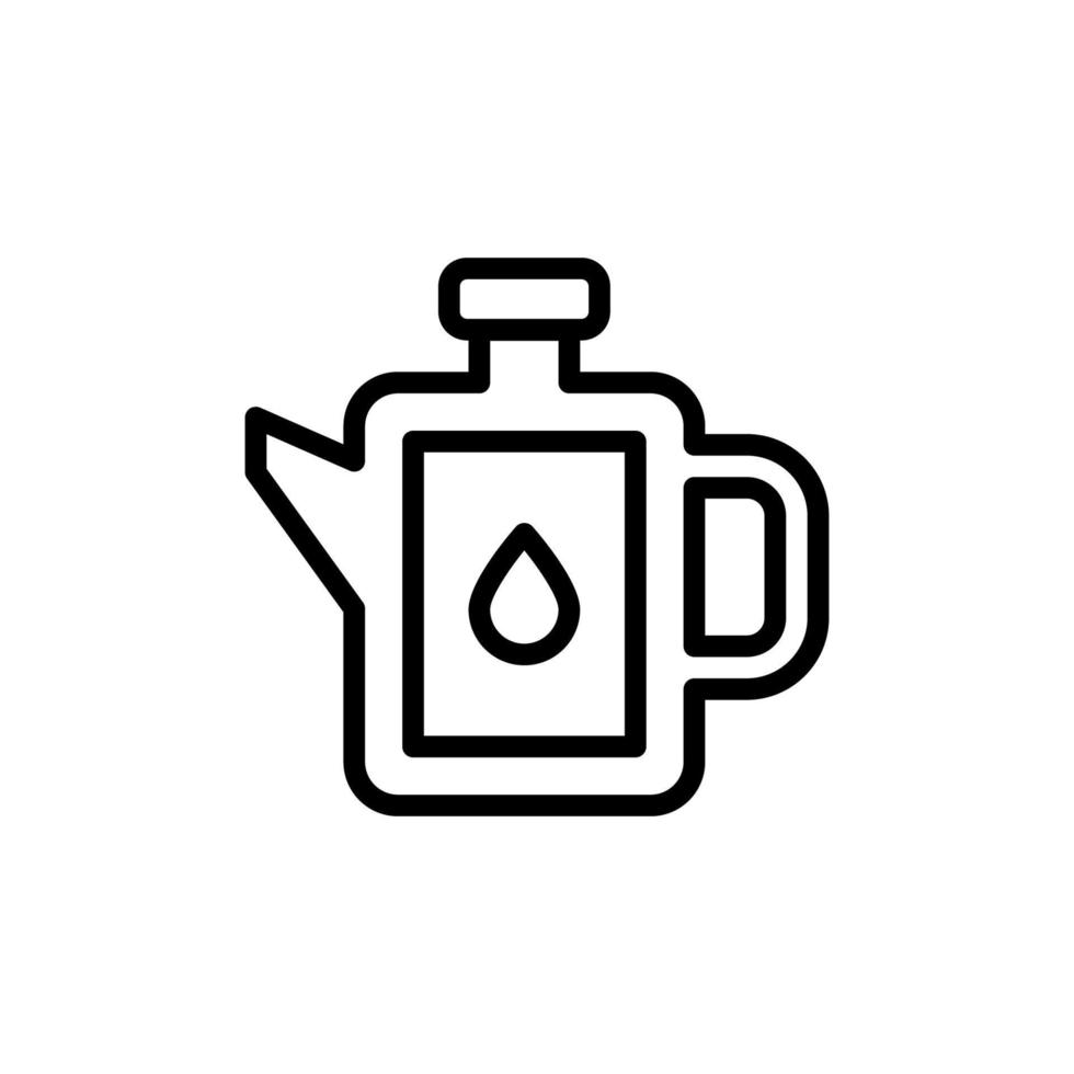 olie, fabricage vector icoon illustratie