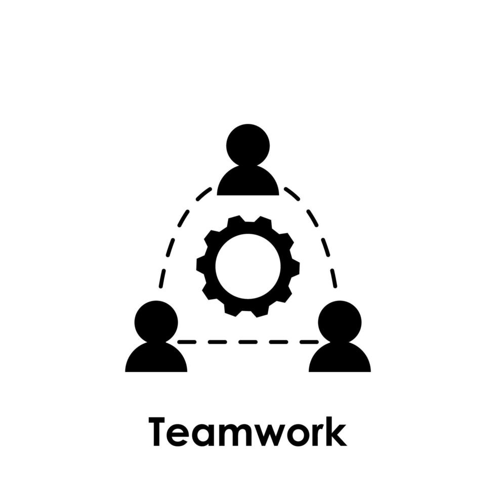 team, teamwerk, uitrusting vector icoon illustratie
