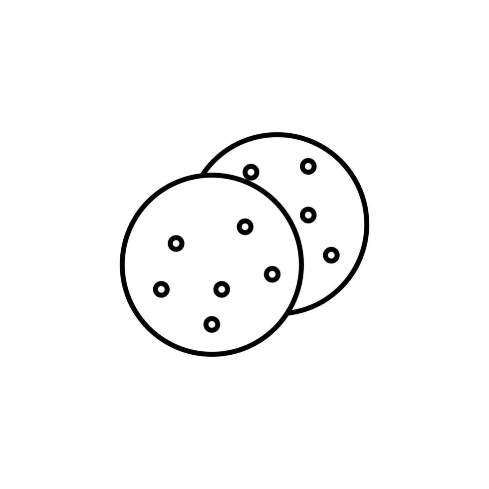 koekjes vector icoon illustratie
