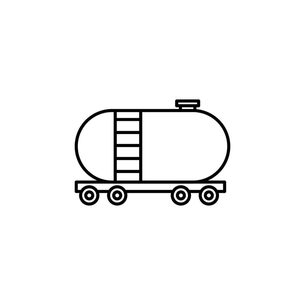 tank wagon vector icoon illustratie