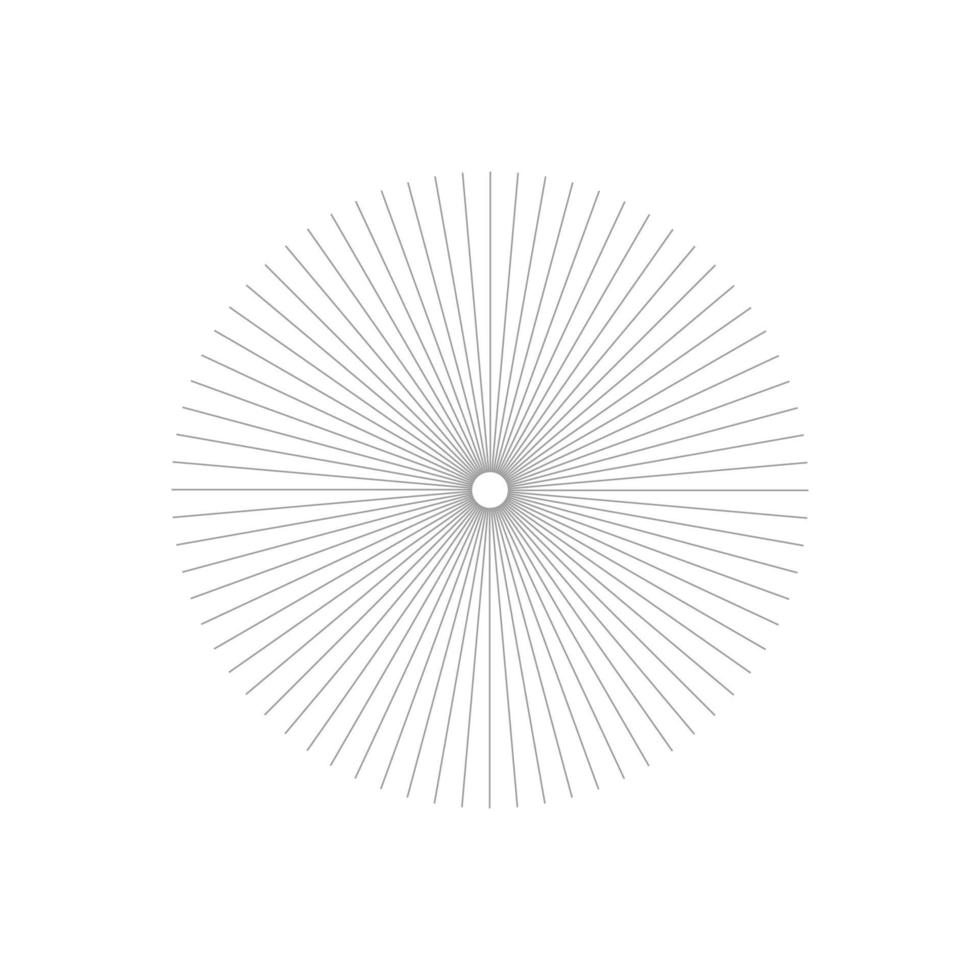 concentrische cirkelelementen. element voor grafisch webdesign, sjabloon voor print, textiel, onmiddellijke verpakking, decoratie, vectorillustratie vector