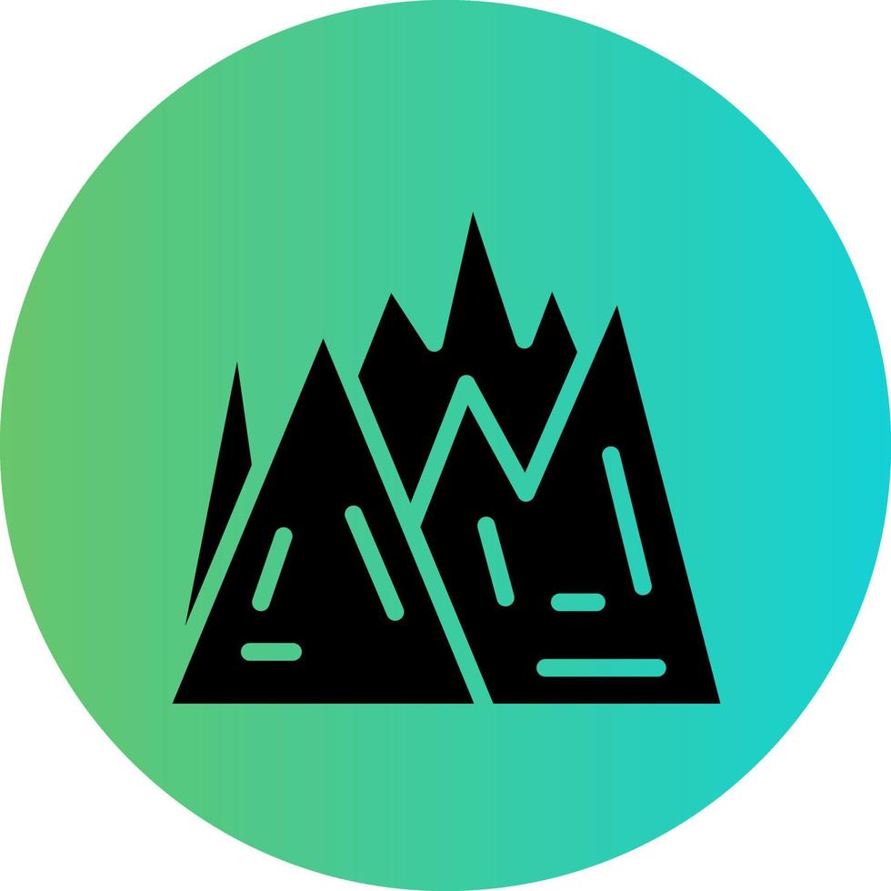 wild berg vector icoon ontwerp