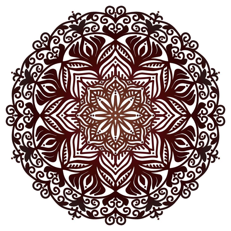 mandala patroon abstract bloemen ornament vector