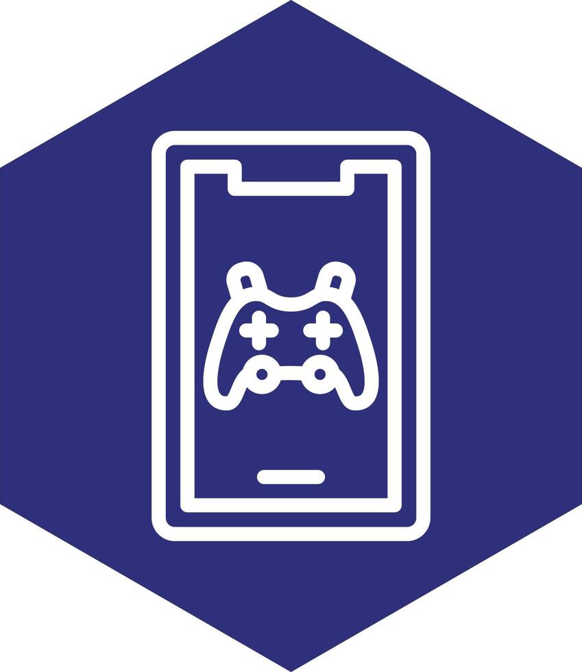mobiel gaming vector icoon ontwerp