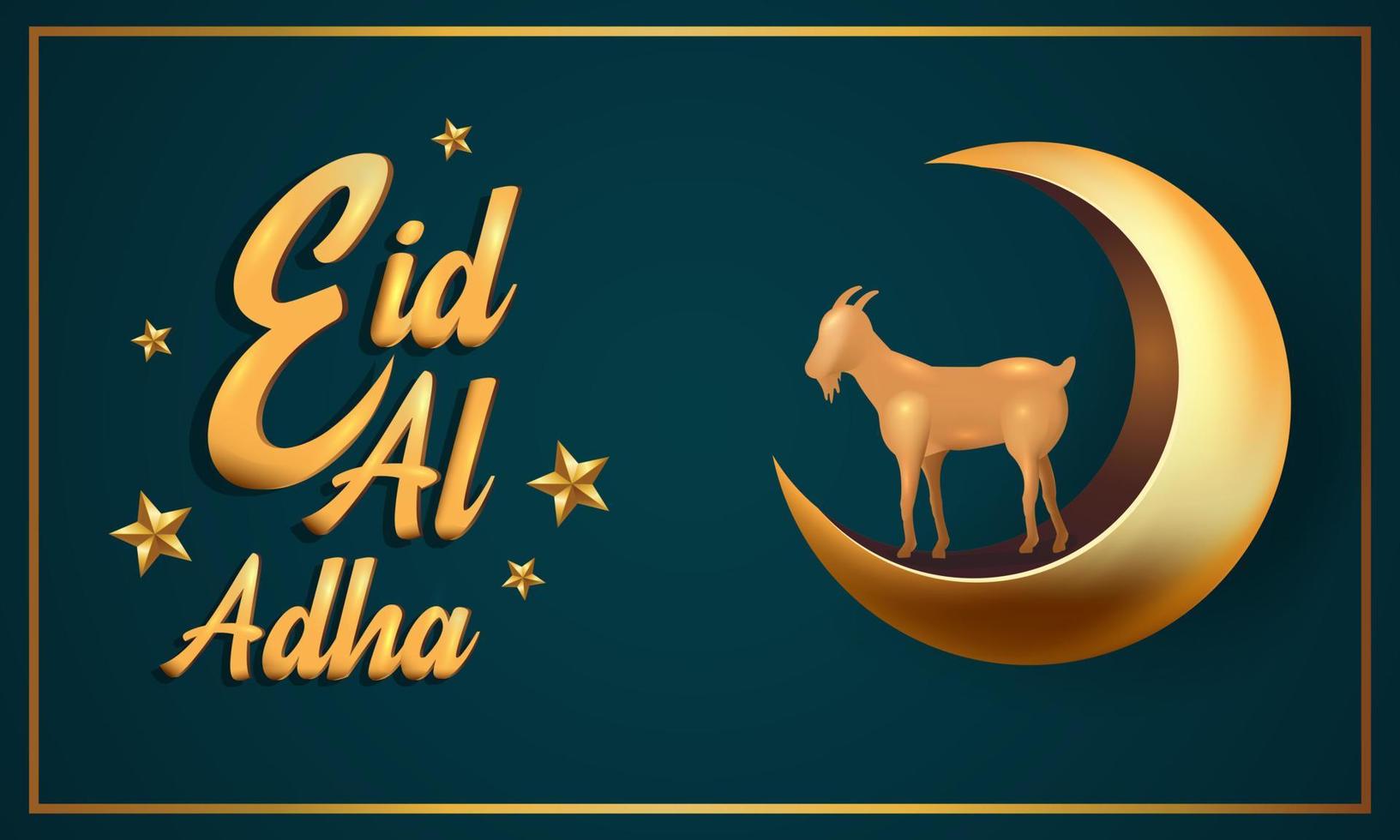 eid al adha mubarak de viering van moslim gemeenschap festival achtergrond ontwerp.vector illustratie vector