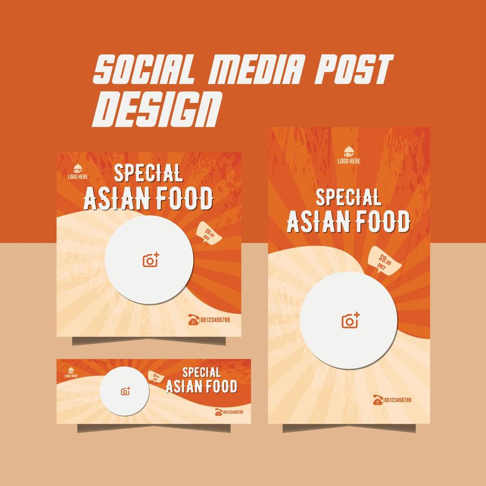 speciaal menu poster vector