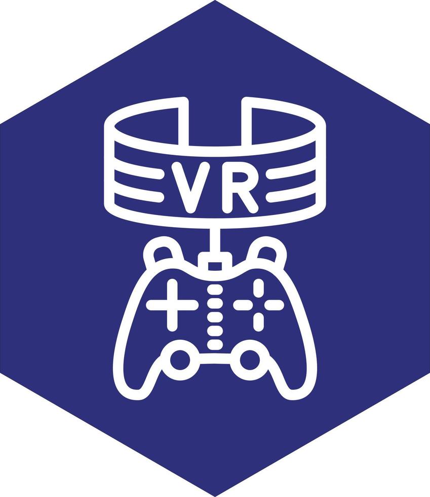 vr spel vector icoon ontwerp