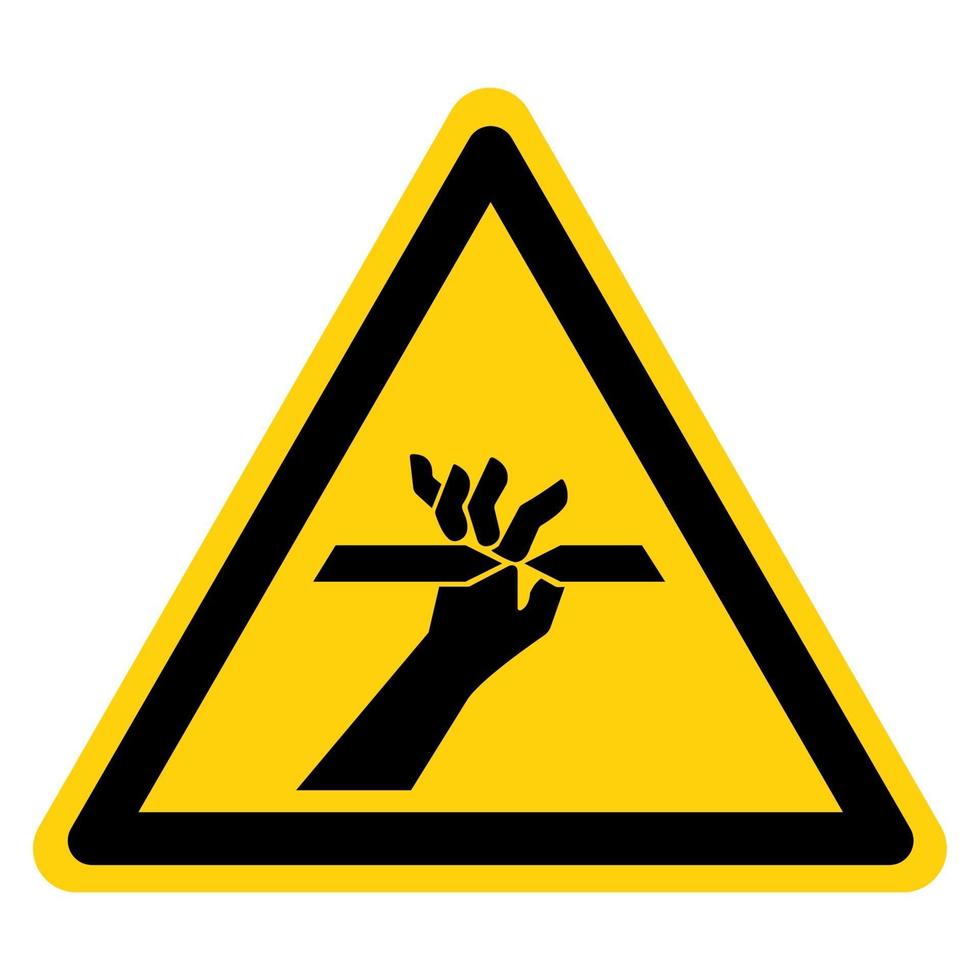 snijden van vingers symbool teken vector