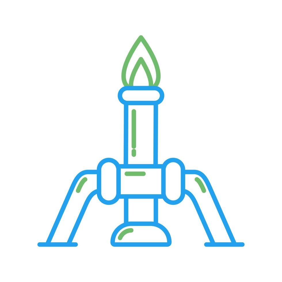 chemie kaarsen vector icoon