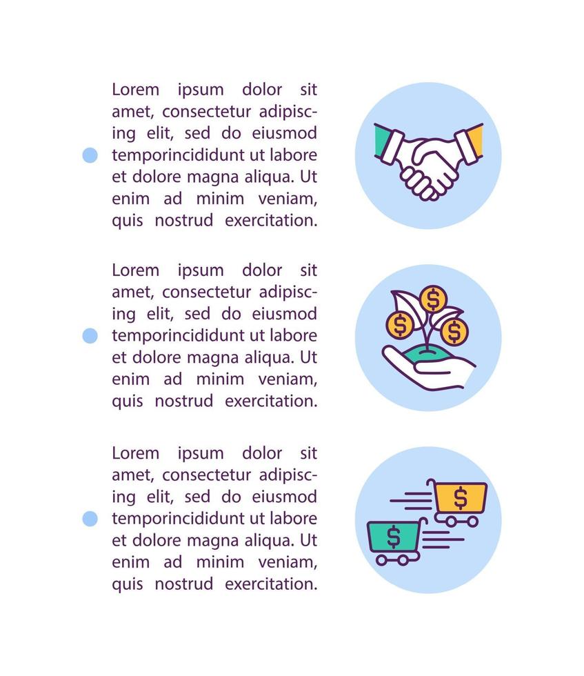 bescherming van vrije handel en concurrentie concept lijn pictogrammen met tekst vector