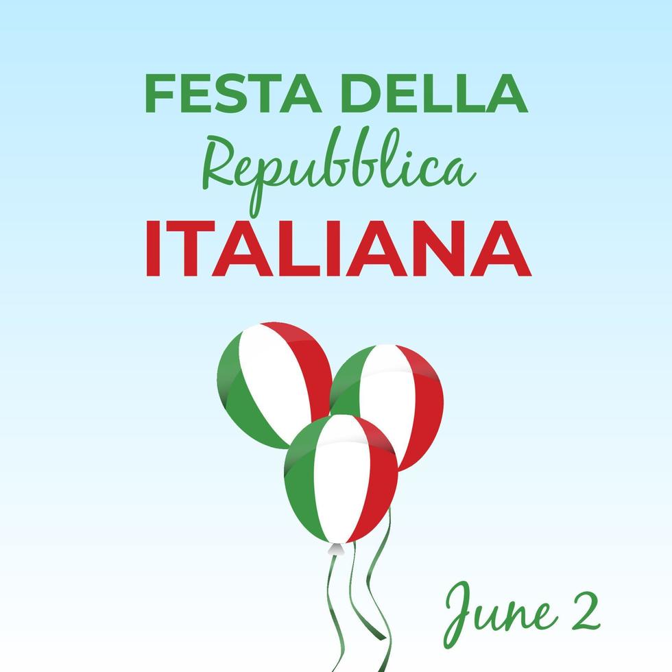 Italiaans republiek dag, 2e juni, festa della repubblica Italiaans, krom golvend lint in kleuren van de Italiaans nationaal vlag. viering achtergrond vector