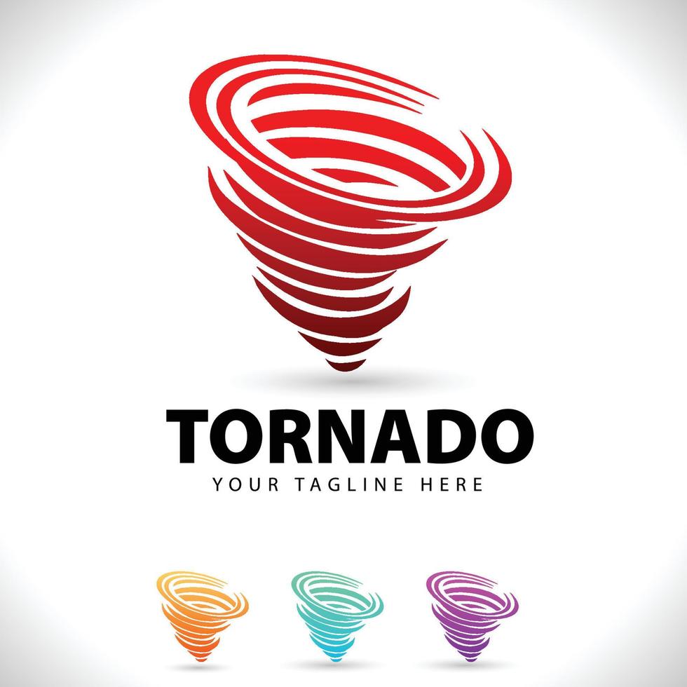 tornado logo ontwerp vector