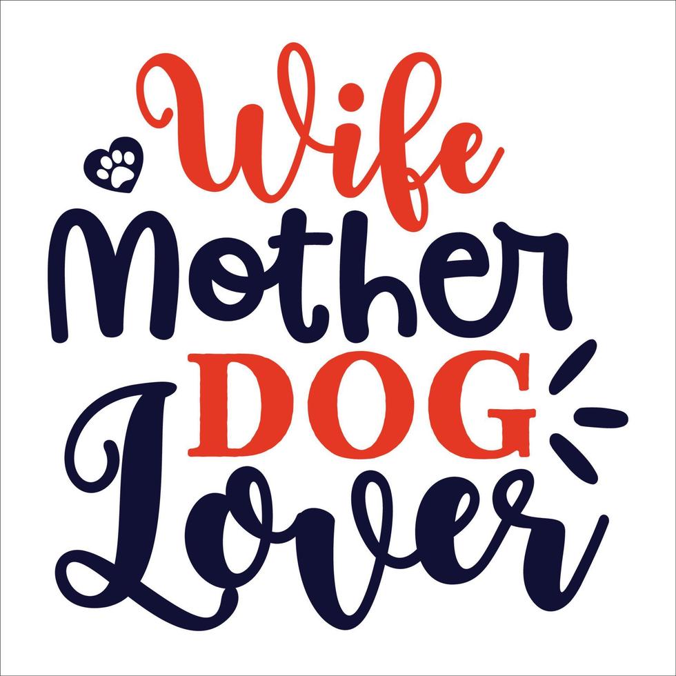 hond citaat typografie ontwerp en bundel voor t-shirt, kaarten, kader kunstwerk, Tassen, mokken, stickers, tuimelaars, telefoon gevallen, afdrukken enz. vector