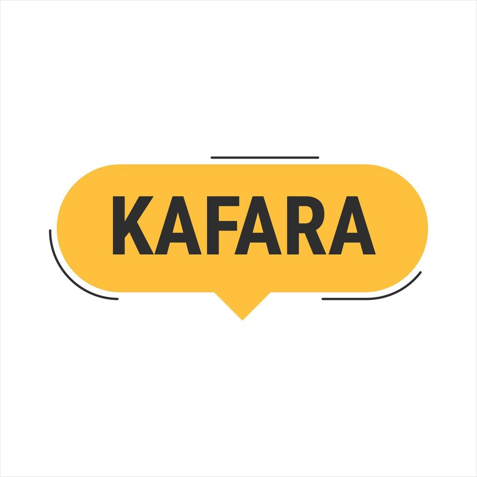 kafara oranje vector uitroepen banier met informatie Aan maken omhoog gemist snel dagen