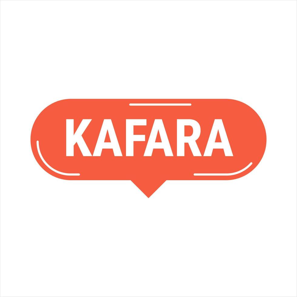 kafara rood vector uitroepen banier met informatie Aan maken omhoog gemist snel dagen