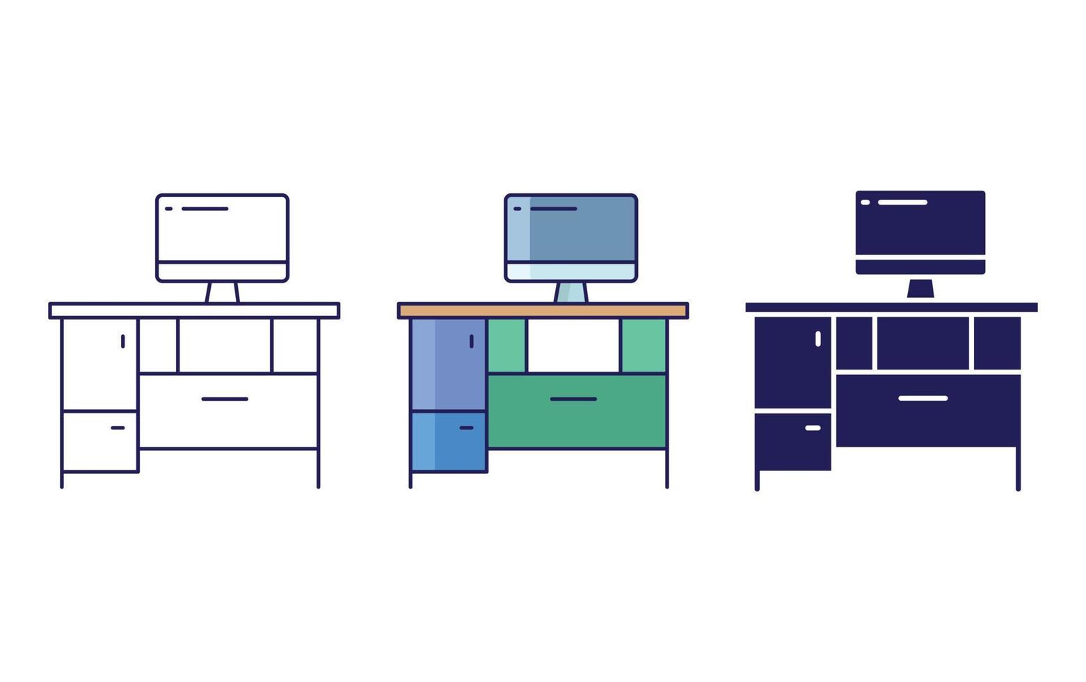 computer tafel vector icoon