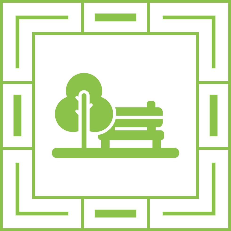 park vector pictogram