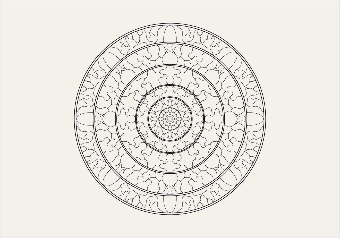 circulaire patroon in het formulier van mandala met bloem voor henna, mehndi, tatoeëren, decoratie. decoratief ornament in etnisch oosters stijl. schets tekening hand- trek vector illustratie.