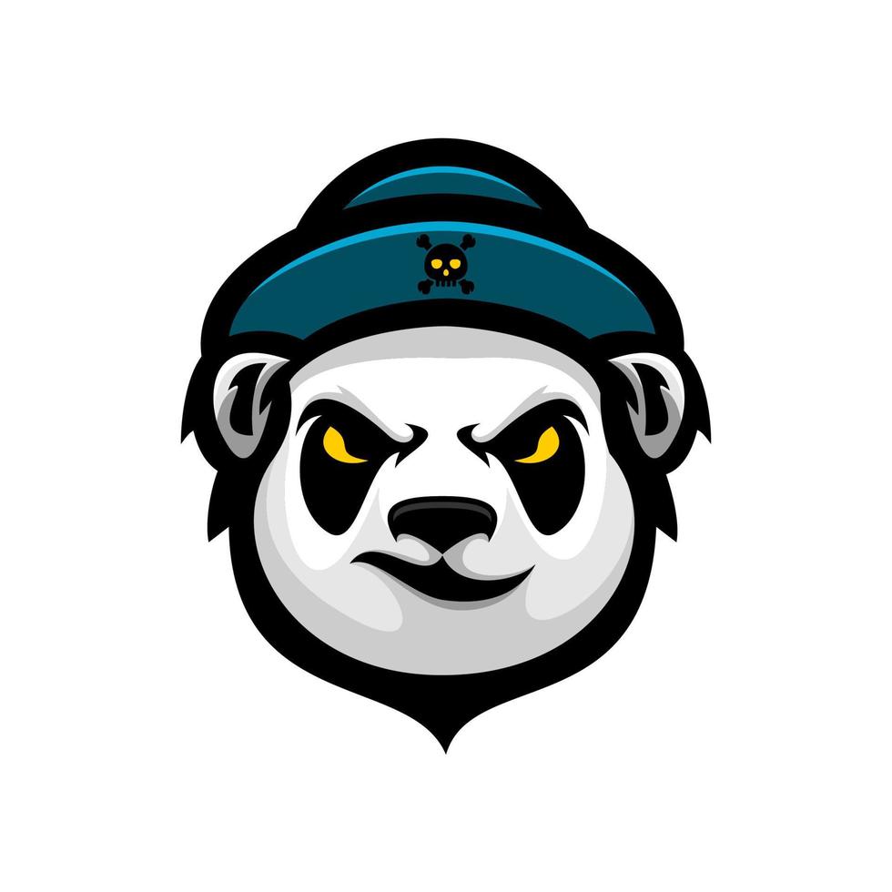 panda gezicht vector