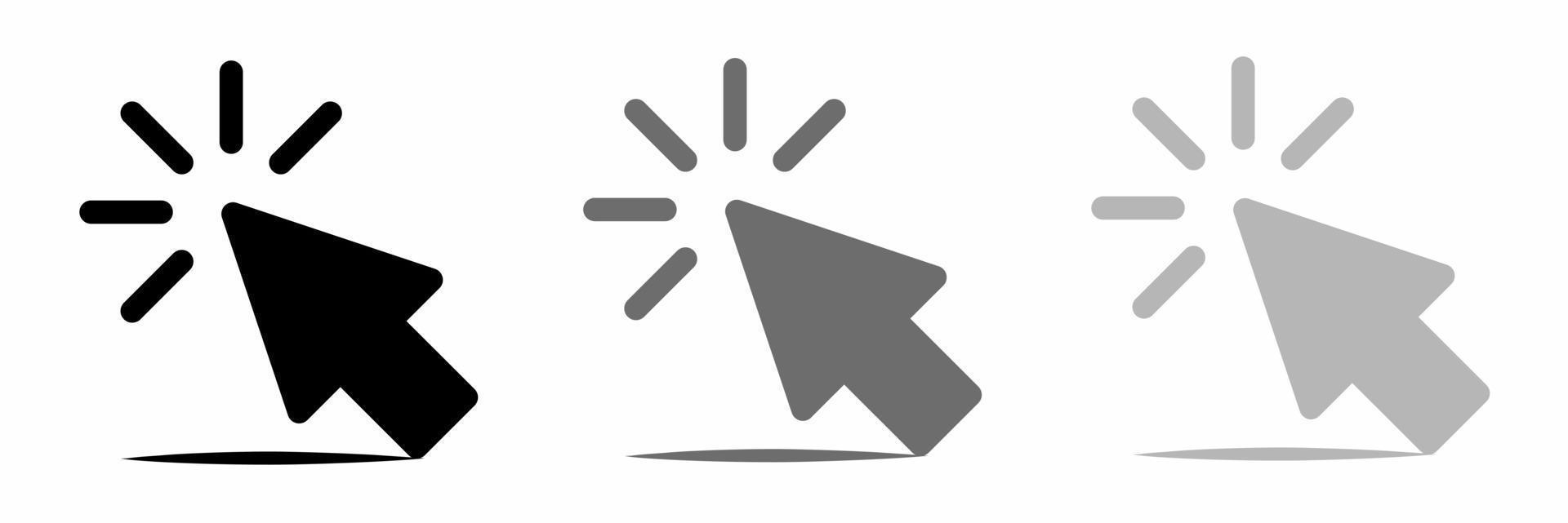 cursor icoon symbool illustratie reeks voor bedrijf. vector